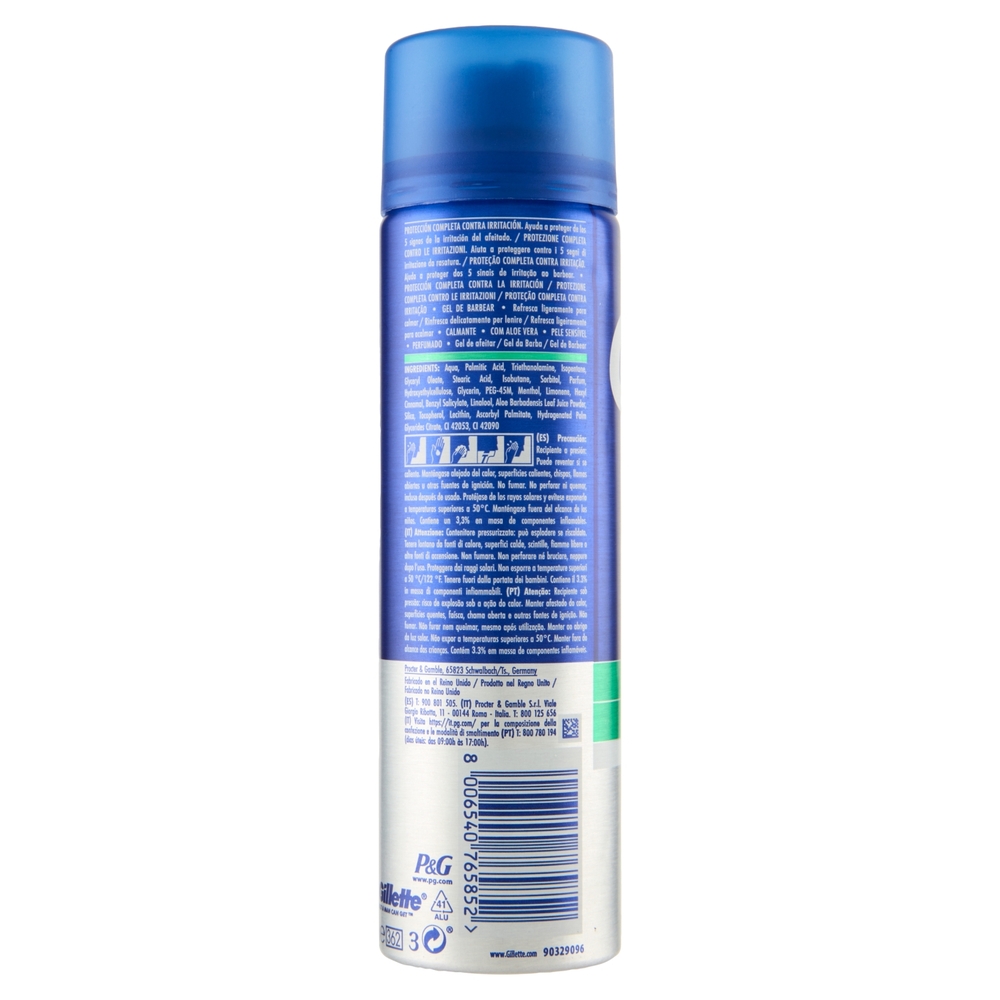 Gillette Series Gel da Barba Lenitivo, 200ml